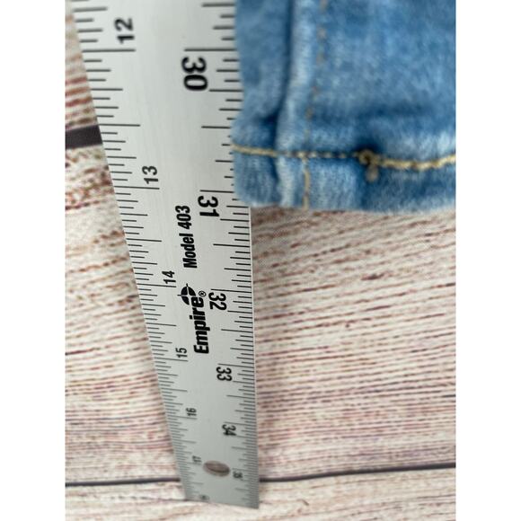 Levi's 725 High Rise Bootcut Jeans Women's Size 32 Light Blue - Picture 12 of 13